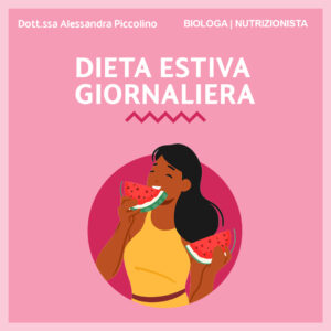 Dieta Estiva Giornaliera - Donna